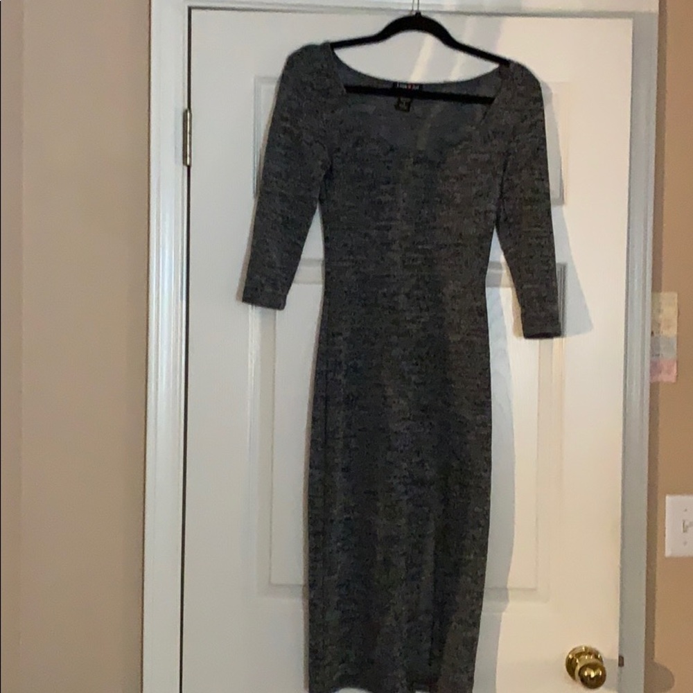 SOLD-Dress with side split